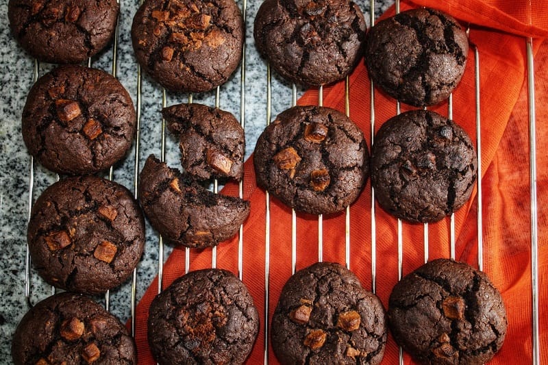 Triple chocolate cookie recipe